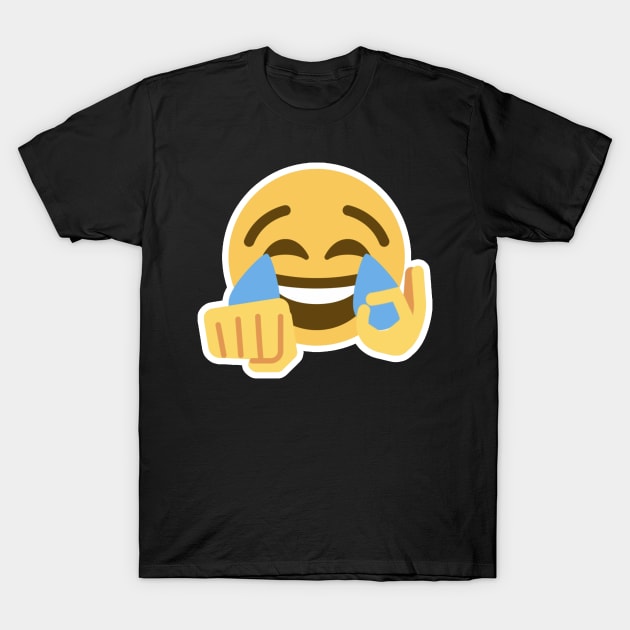 Hitting That Yeet - Crying Laughing Ok Emoji Yeet T-Shirt by mangobanana
